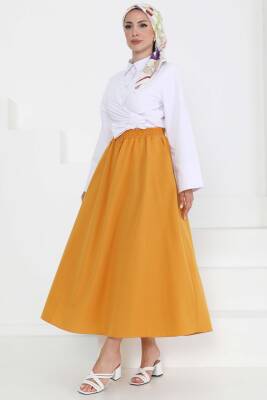 Cepli Keten Etek Hardal - 27294 