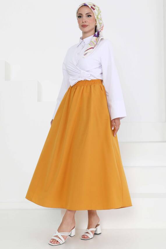 Cepli Keten Etek Hardal - 27294 - 1