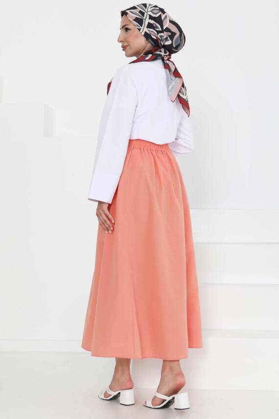 Cepli Keten Etek Mercan - 27294 - 4