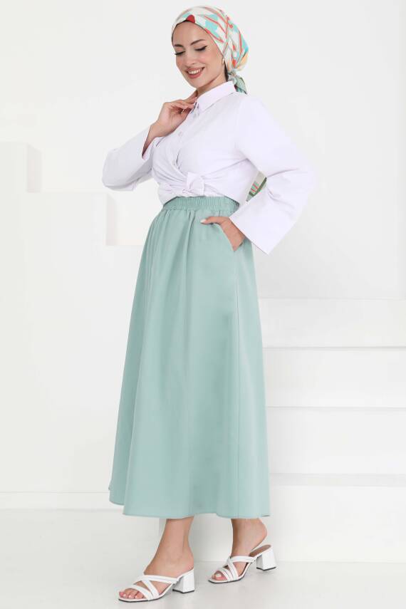 Cepli Keten Etek Mint - 27294 - 2