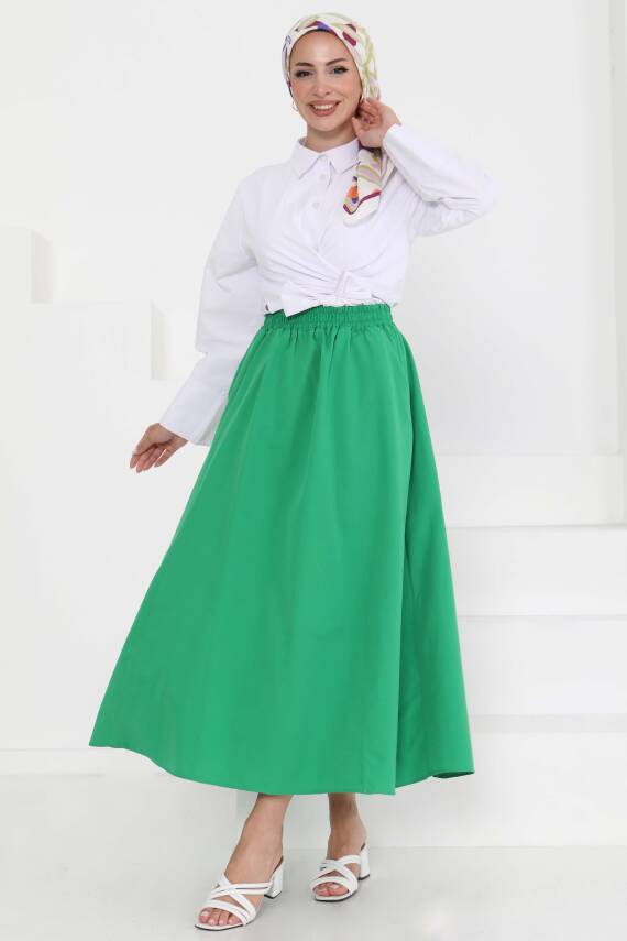Cepli Keten Etek Yesil - 27294 - 3
