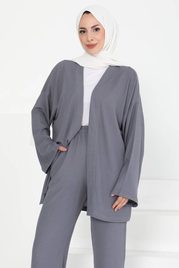 Cepli Kimono Takım Antrasit - 27131 - 1