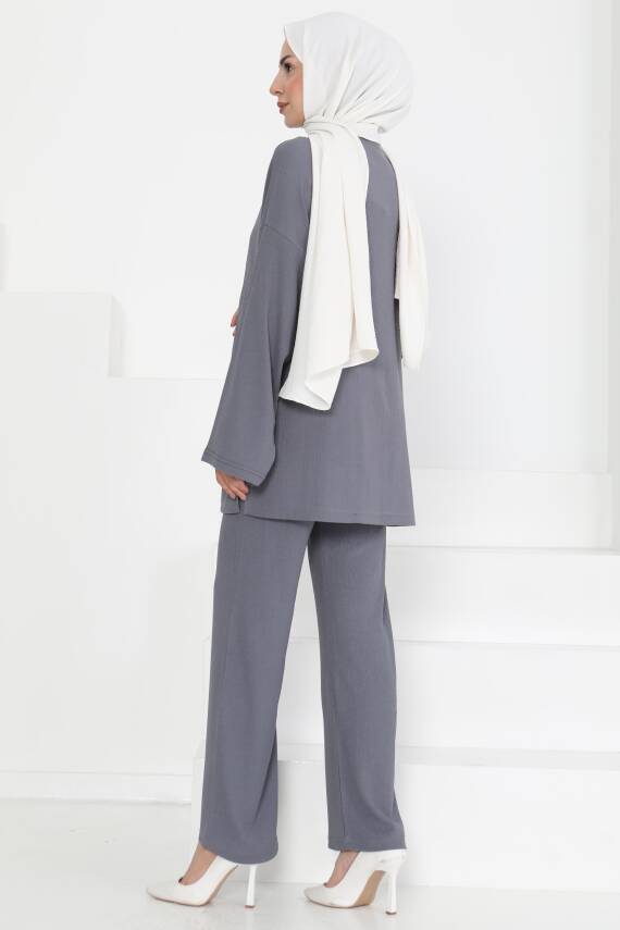 Cepli Kimono Takım Antrasit - 27131 - 5
