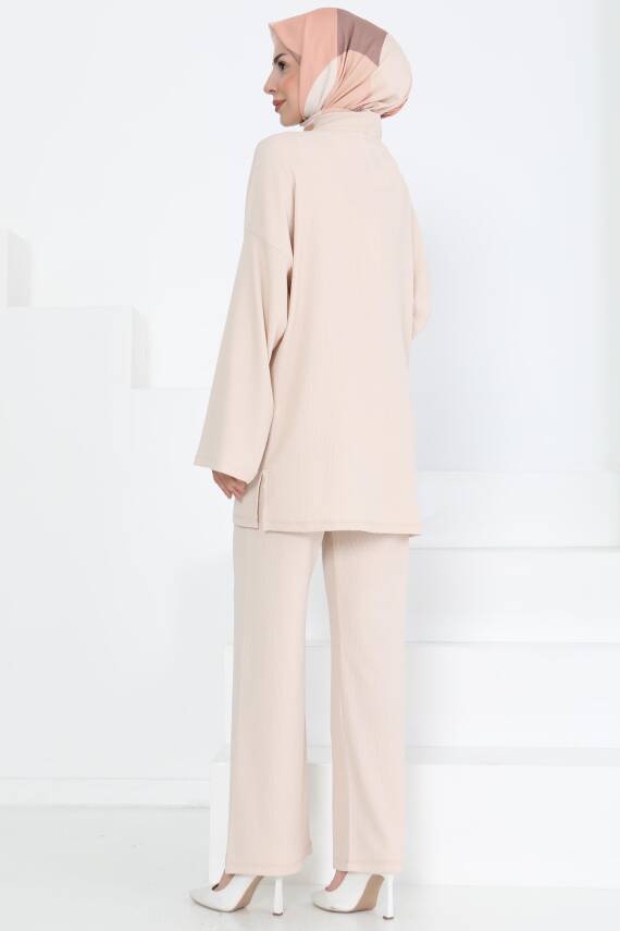 Cepli Kimono Takım Bej - 27131 - 5
