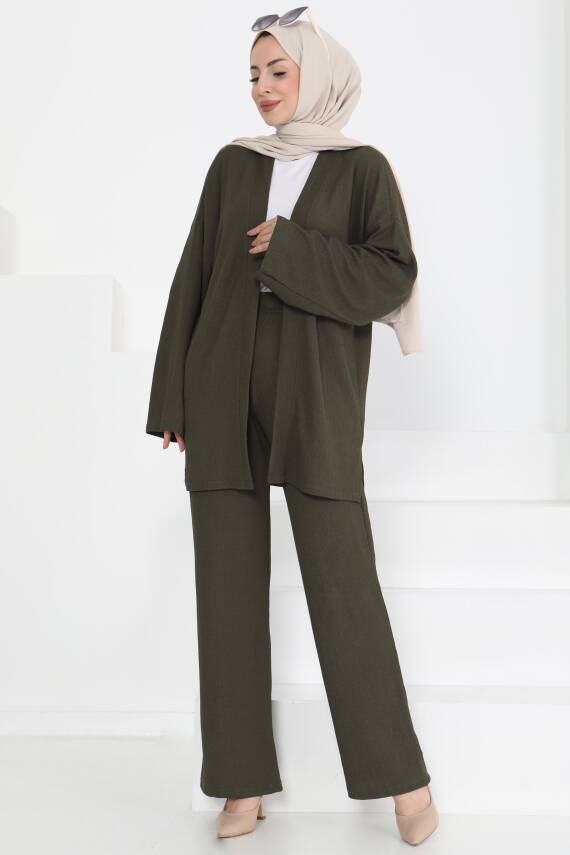 Cepli Kimono Takım Haki - 27131 - 1