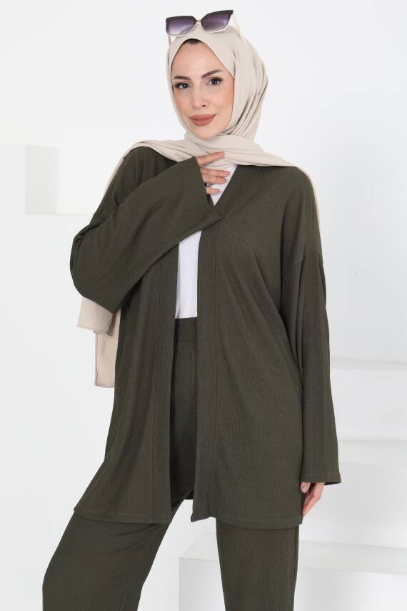 Cepli Kimono Takım Haki - 27131 - 4