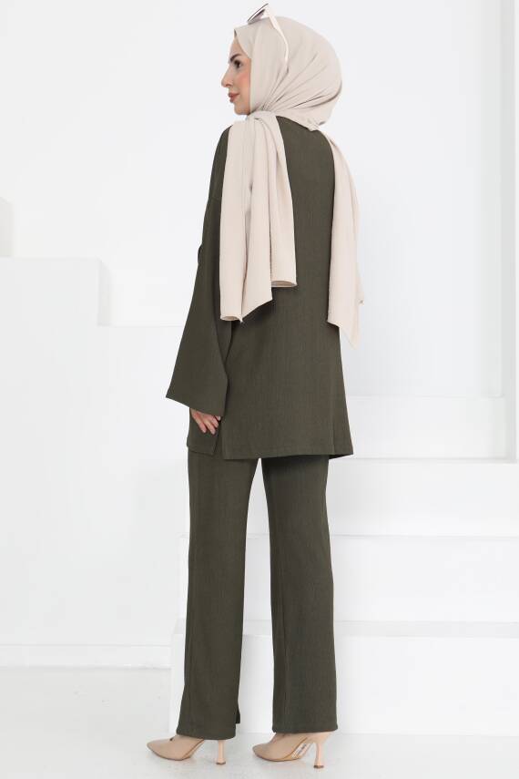 Cepli Kimono Takım Haki - 27131 - 5