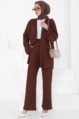 Cepli Kimono Takım Kahve - 27131 - 5
