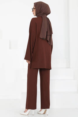 Cepli Kimono Takım Kahve - 27131 - 6