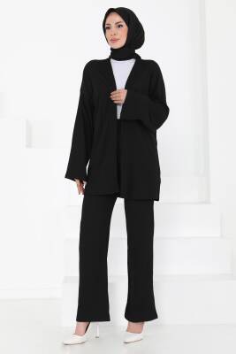 Cepli Kimono Takım Siyah - 27131 - 2