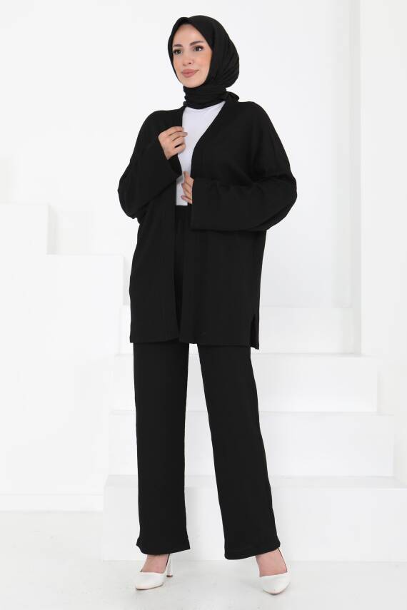 Cepli Kimono Takım Siyah - 27131 - 4