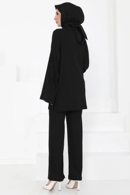 Cepli Kimono Takım Siyah - 27131 - 6