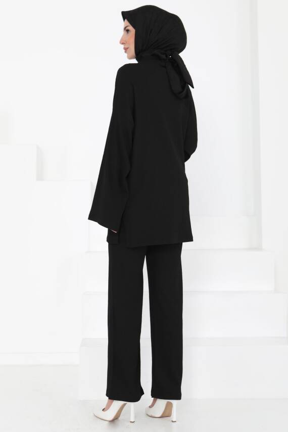 Cepli Kimono Takım Siyah - 27131 - 6