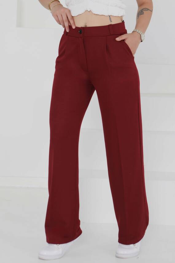 Cepli Palazzo Pantolon Bordo - 27487 - 1
