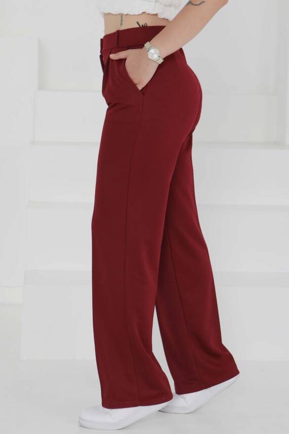 Cepli Palazzo Pantolon Bordo - 27487 - 3