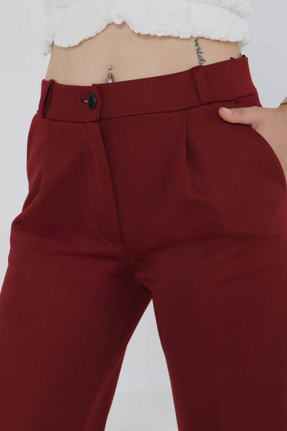Cepli Palazzo Pantolon Bordo - 27487 - 4
