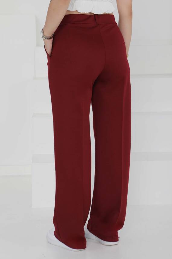 Cepli Palazzo Pantolon Bordo - 27487 - 5