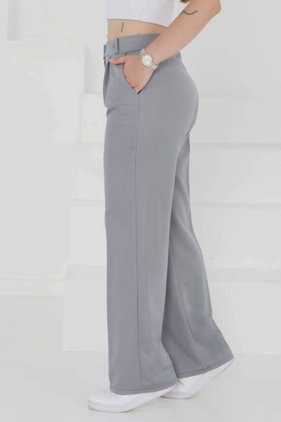 Cepli Palazzo Pantolon Gri - 27487 - 3