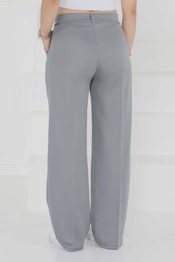 Cepli Palazzo Pantolon Gri - 27487 - 5