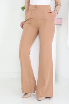 Çımalı Kumaş Pantolon Vizon - 27247 