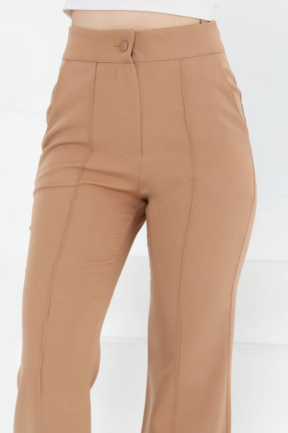 Çımalı Kumaş Pantolon Vizon - 27247 - 7