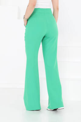 Çımalı Kumaş Pantolon Yeşil - 27247 - 8