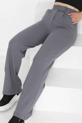 Cırtlı Spor Pantolon Gri - 27351 - 2