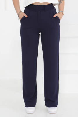 Cırtlı Spor Pantolon Lacivert - 27351 - 2