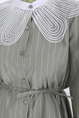 Çizgili Tunik Haki - 27000 - 4
