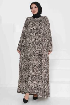 Desenli Elbise Vizon - 27367 - 1