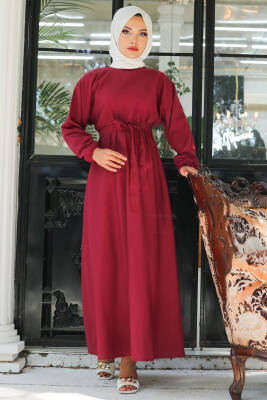 Elbise Bordo - 13221 