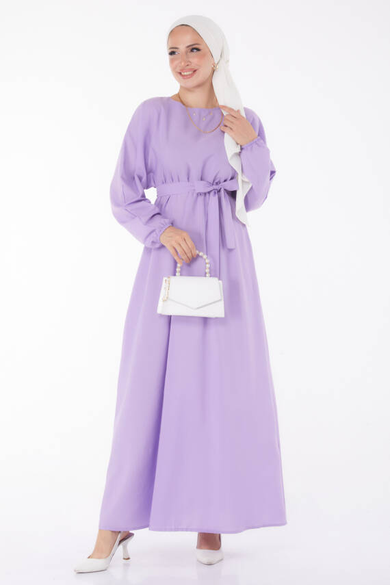 Elbise Lila - 13221 - 1