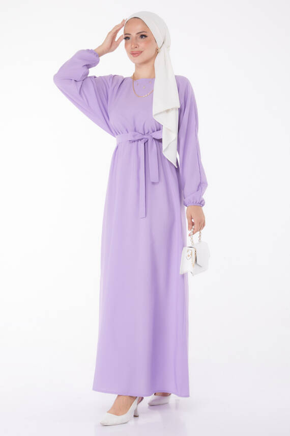 Elbise Lila - 13221 - 3