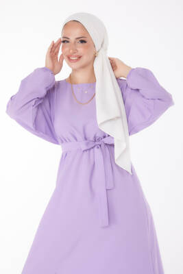 Elbise Lila - 13221 - 7