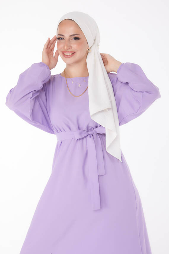Elbise Lila - 13221 - 7