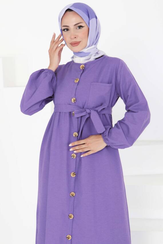 Elbise Lila - 27289 - 1