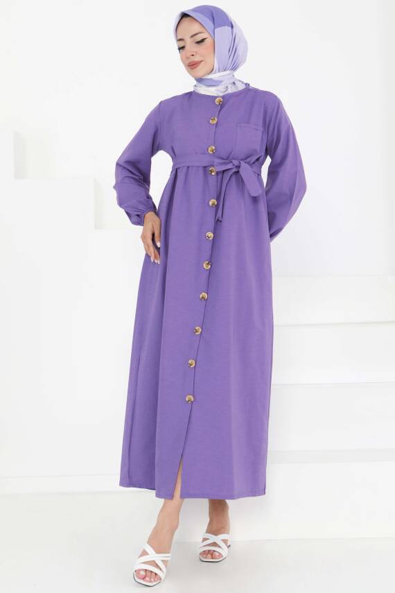 Elbise Lila - 27289 - 4