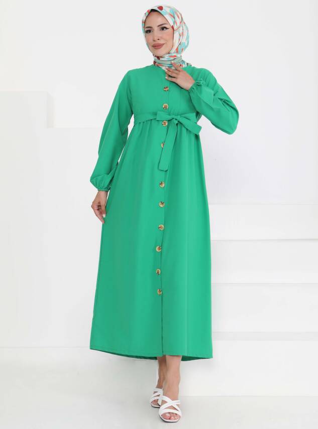 Elbise Yesil - 27289 - 1