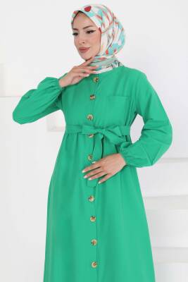 Elbise Yesil - 27289 - 2
