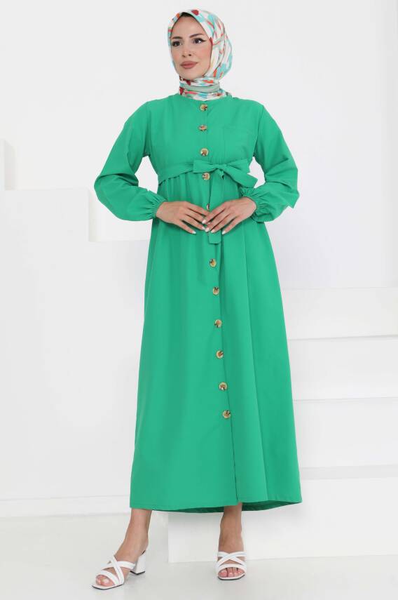 Elbise Yesil - 27289 - 5