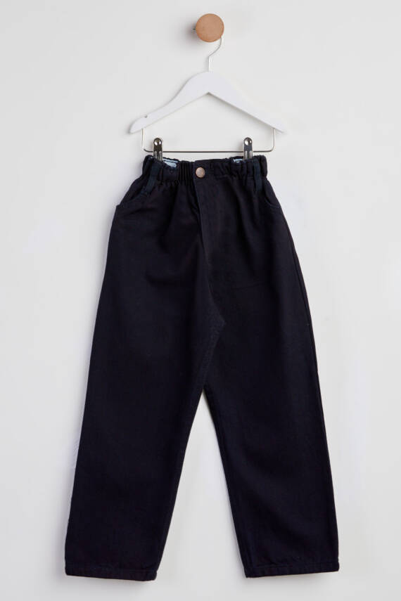 Erkek Çocuk Siyah Kot Pantolon - 24985 - 1