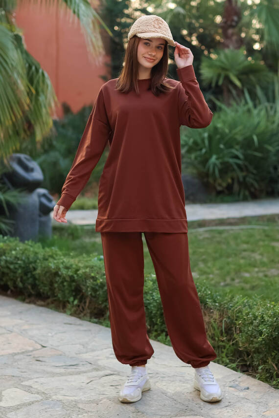 Eşofman Takımı Kahve - 27389 - 2