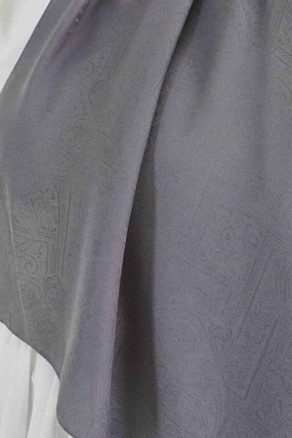 Etnik Monagram Şal Gri - 27592 - 4