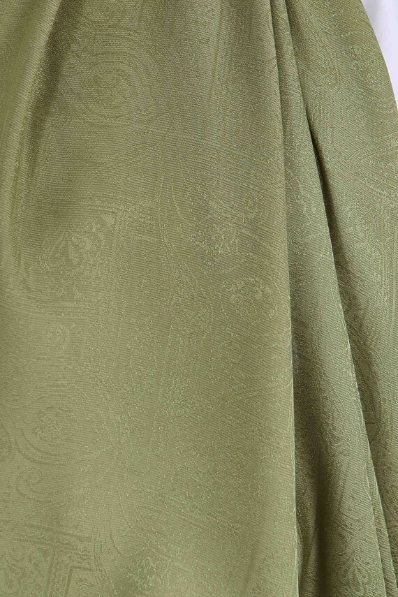 Etnik Monagram Şal Haki - 27592 - 4