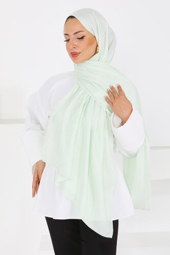 Etnik Monagram Şal Mint - 27592 - 2