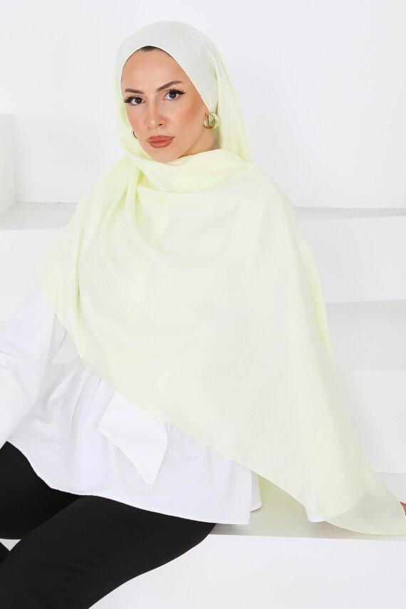 Etnik Monagram Şal Sari - 27592 - 1