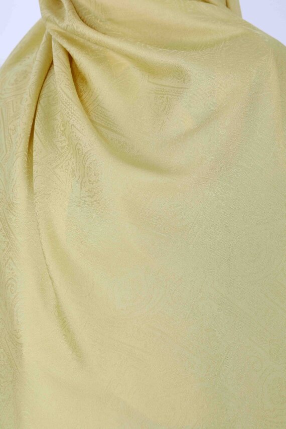 Etnik Monagram Şal Yağ Yeşili - 27592 - 5