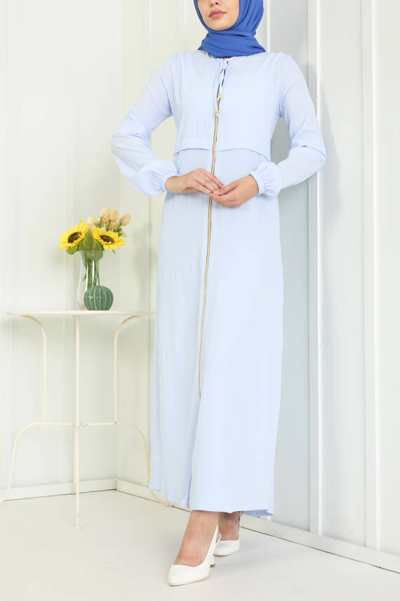 Fermuarlı Kap Bebe Mavi - 27072 - 3