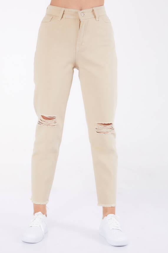 Gabardin Pantolon Bej - 11603 - 3