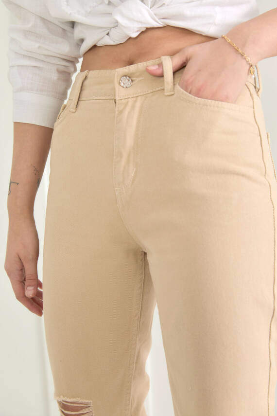 Gabardin Pantolon Bej - 11603 - 16